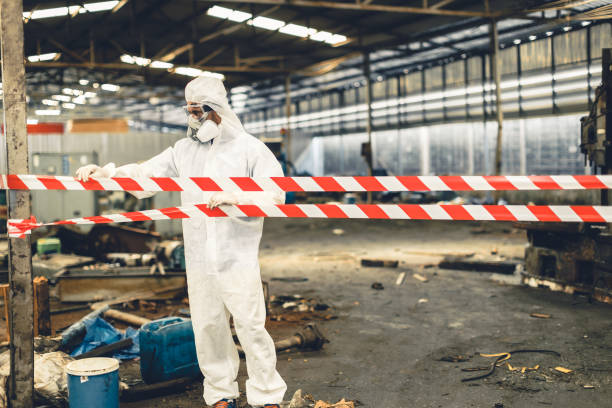 Professional Odor Removal technician working in Beloit, OH